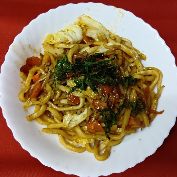海苔焼きうどん